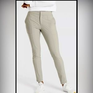 Athleta Women Wander Stash Pants Khaki Taupe 6